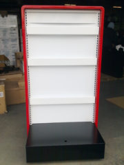 Bulkout stand black white red finish