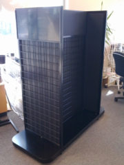 RPU accessory cart black finish
