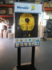 Sea air mounting base black finish